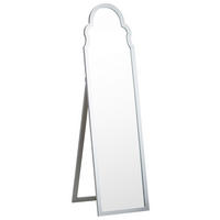 STEHSPIEGEL silber 40/150 cm Chatillon - Silberfarben, Holzwerkstoff (40/150/60cm) - Beliani