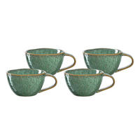TASSEN Matera grün 290 ml 4er Set - Grün, Keramik (0.29L) - Leonardo Living
