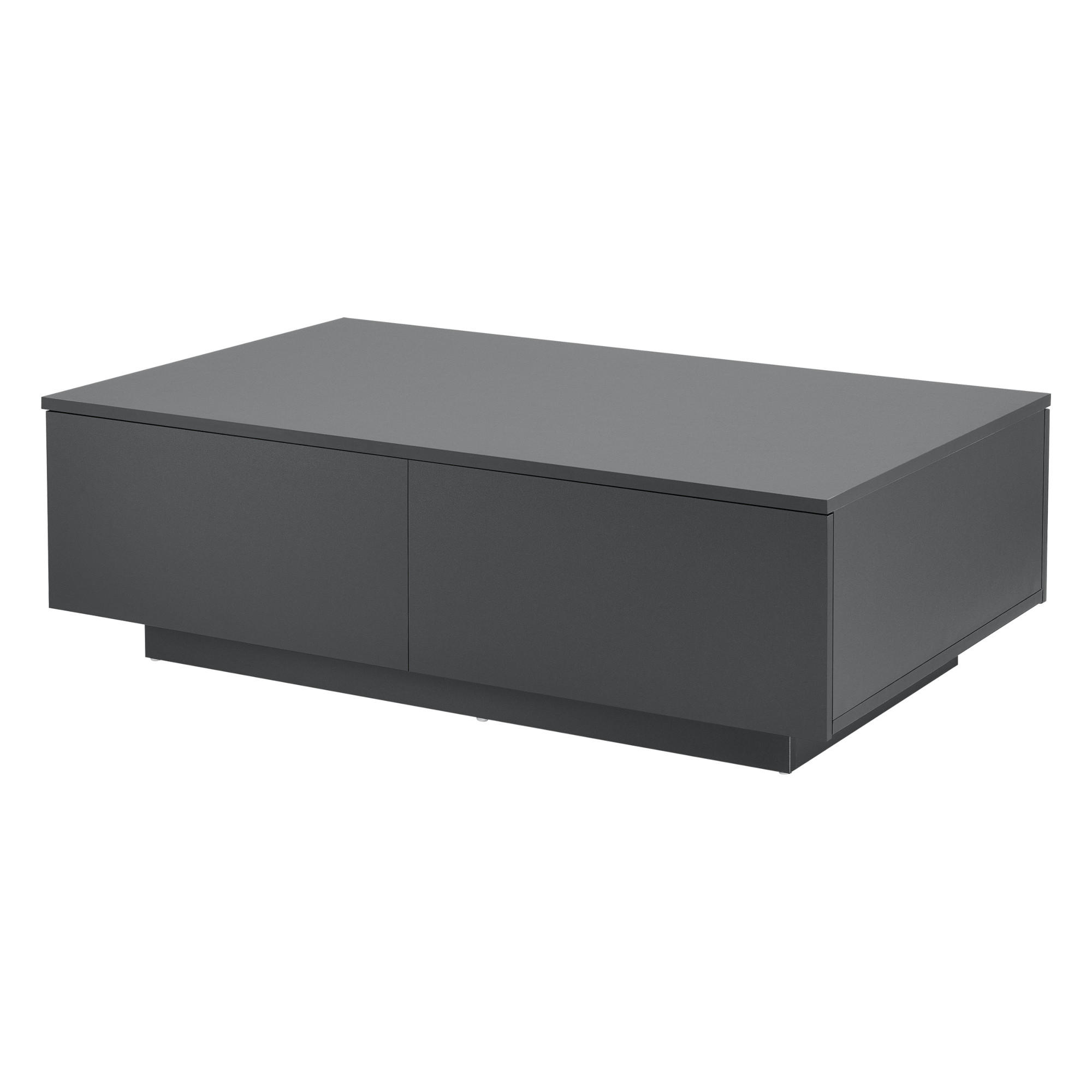 COUCHTISCH Kagiso 95/60/31 - Grau, Holzwerkstoff (60/95/31cm) - [en.casa]