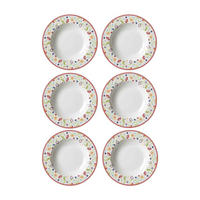 SUPPENTELLER Shanti bunt ø 22.0 cm 6er Set - Multicolor, Keramik (22cm) - Ritzenhoff Breker