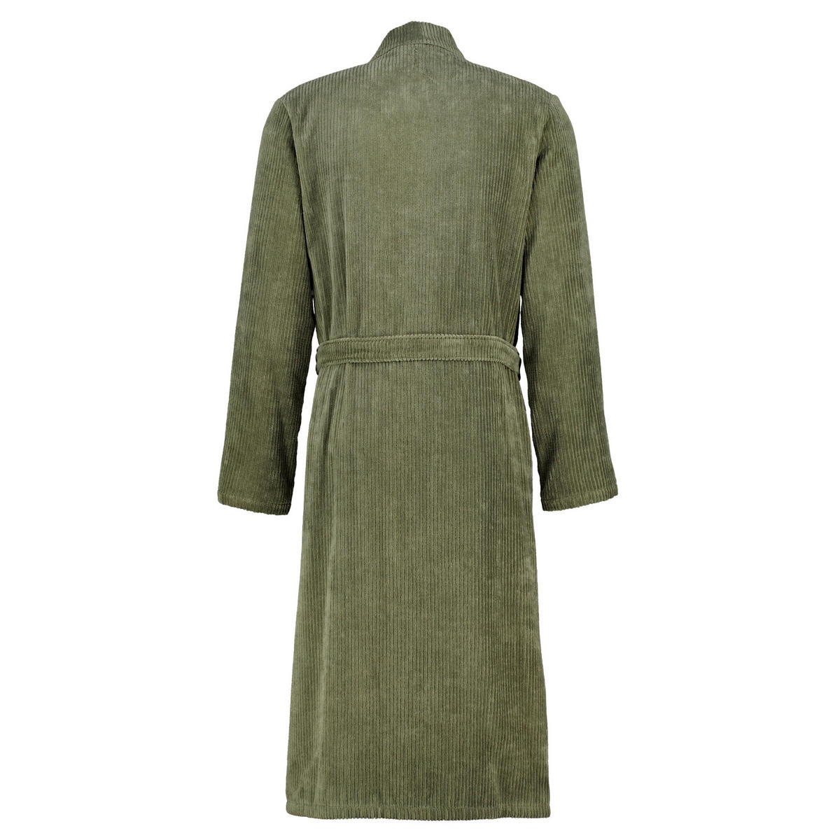 BADEMANTEL HERREN KIMONO CORD-OPTIK 6540 FIELD - 453 - Grün, Textil (Lnull) - Cawoe