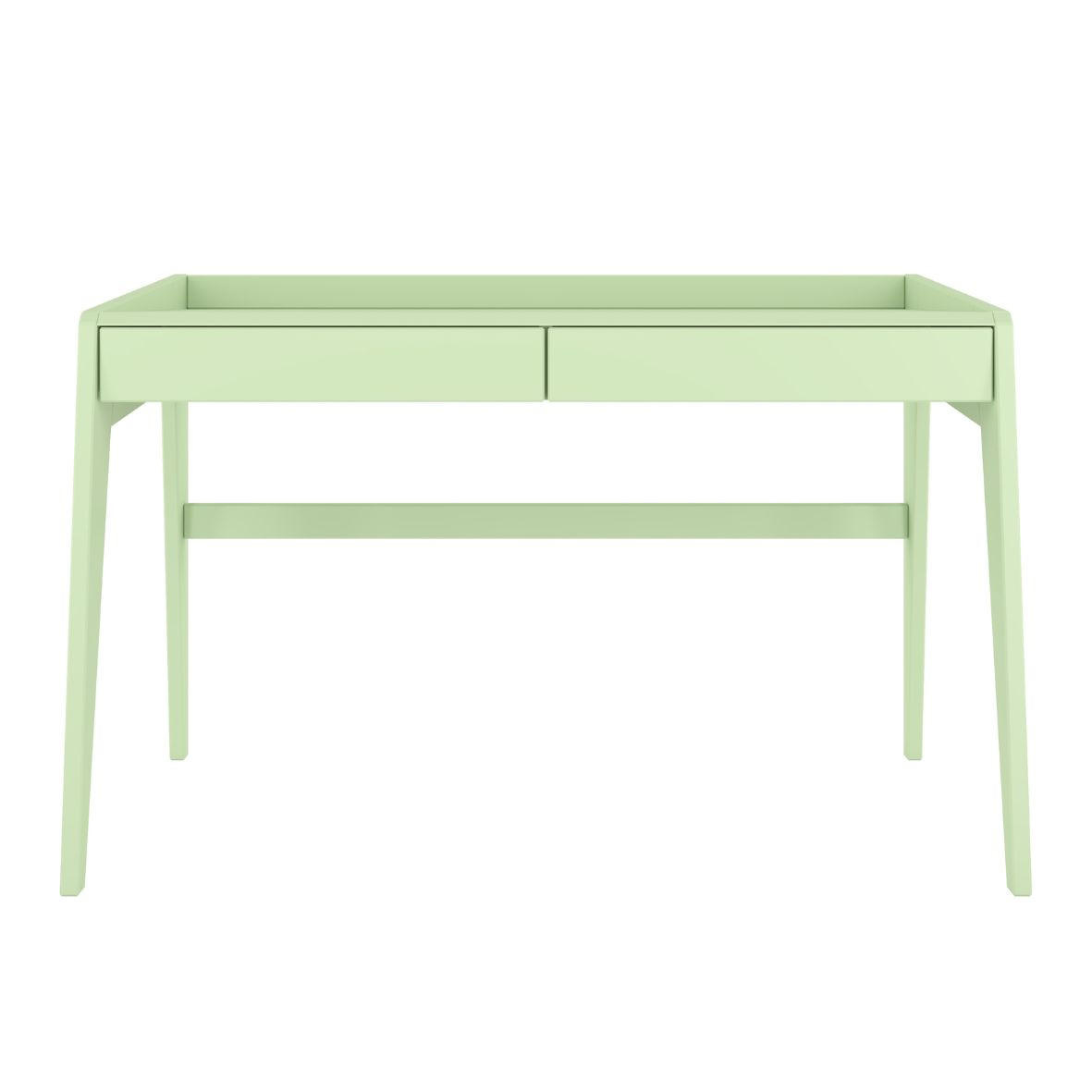 SCHREIBTISCH Lisa, 125/70/81 cm in Pastellgrün, Buchenholz - Pastellgrün, Holz/Buchenholz (70/125/81cm) - Visby