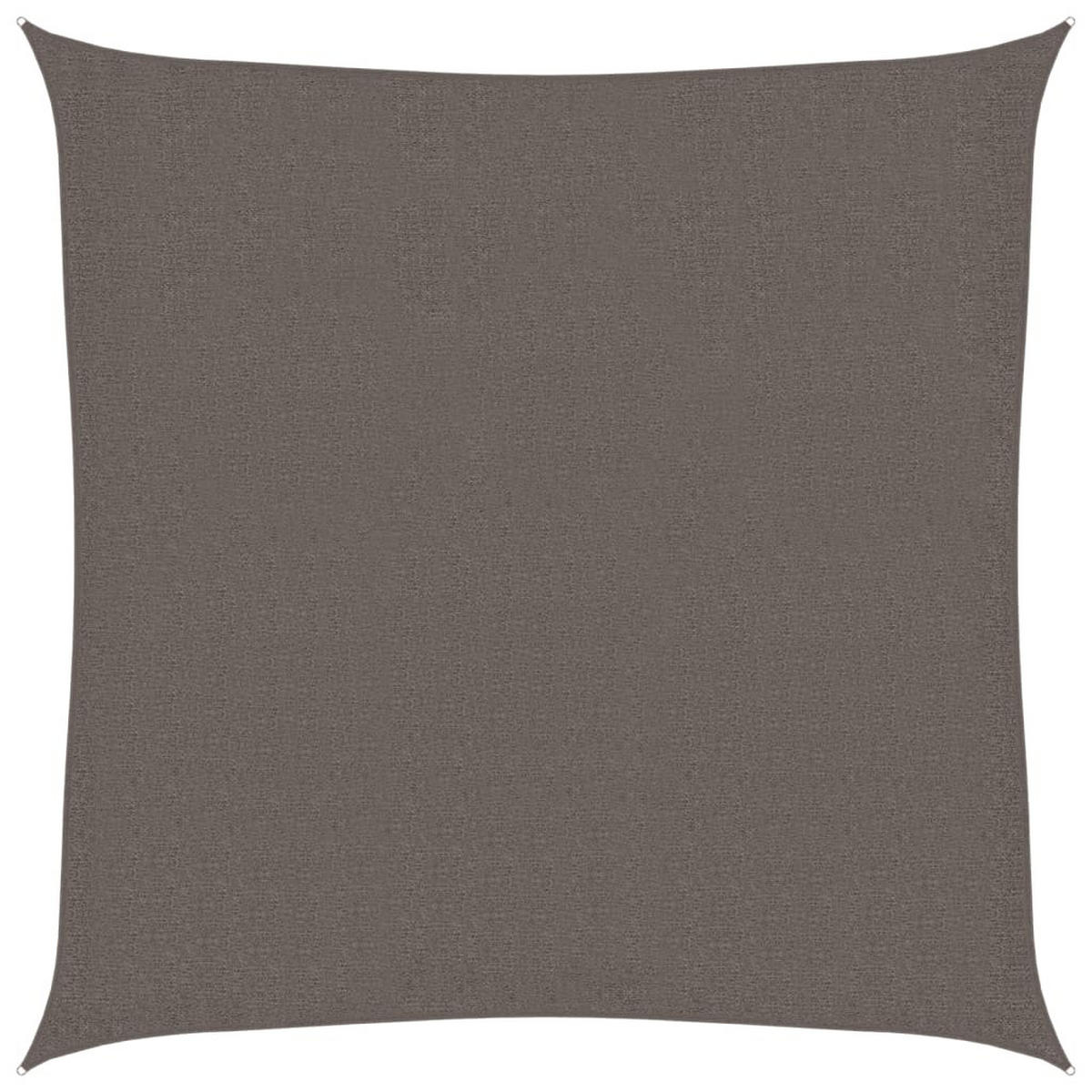 SONNENSEGEL 160 g/m² Anthrazit 2,5x2,5 m HDPE - Anthrazit, Textil (250/250cm) - furnicato