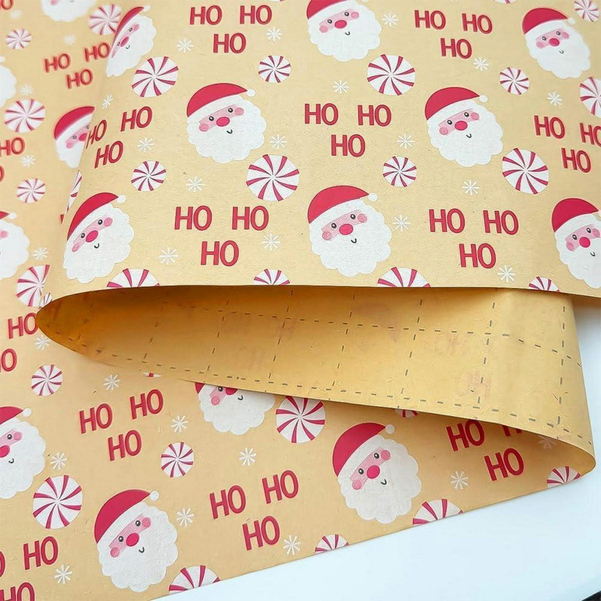 GESCHENKPAPIERROLLE Weihnachtsmann 43 cm x 20 m - Multicolor, Papier (43/20/43cm)