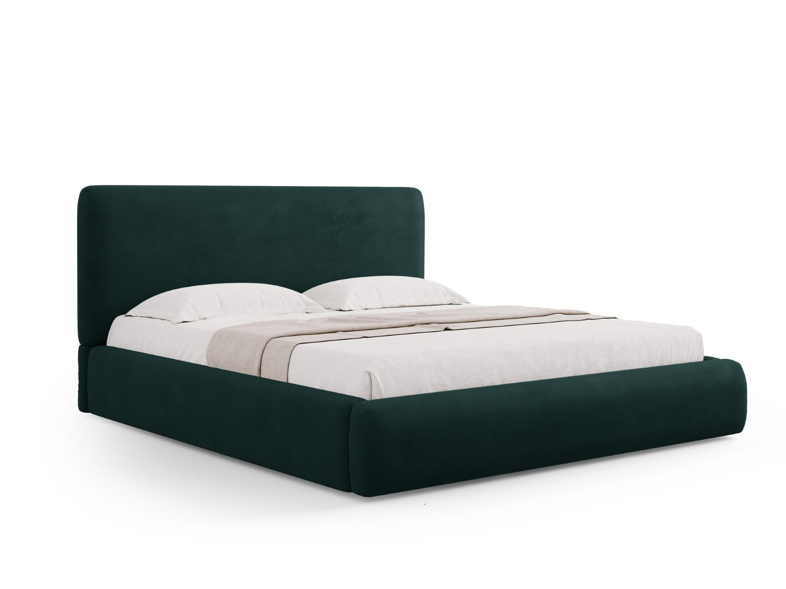 Cosmopolitan Design Bett Dunkelgrün 180x200 cm
