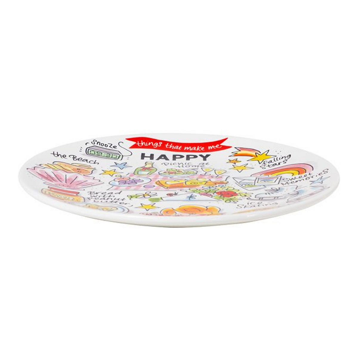 FRÜHSTÜCKSTELLER Fröhlich in Bunt - 22cm - Multicolor, Keramik (21.8/21.8/2.5cm) - Blond Amsterdam