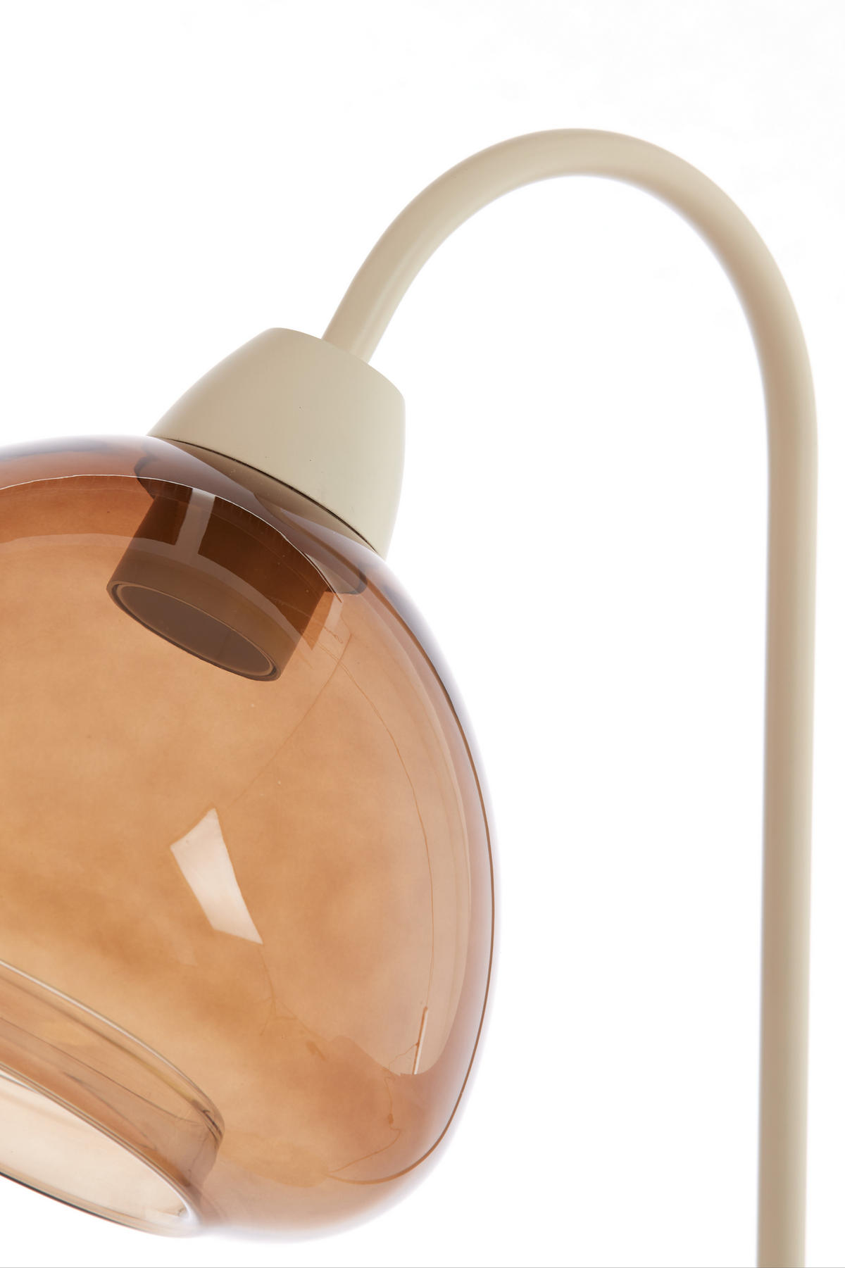 TISCHLAMPE Bisho Braun Ø31,5/61 cm - Braun, Glas (20/20/60cm) - Light & Living