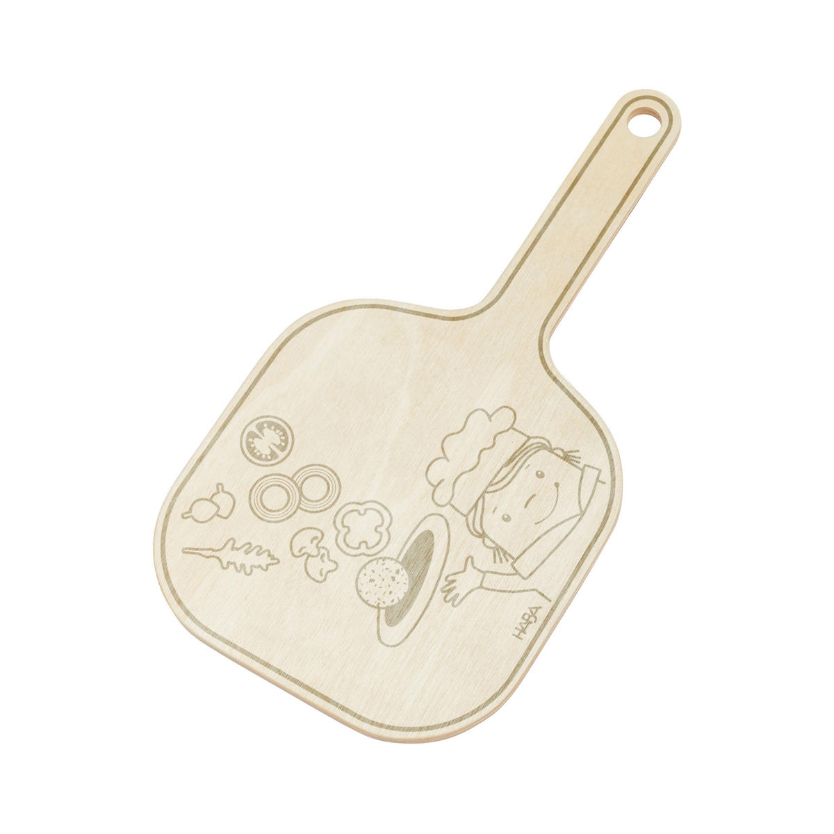 PIZZA-SETMIT Brettchen, ab 3 Jahren - Multicolor, Naturmaterialien (19.6/25.4cm)