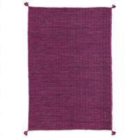 NATUR TEPPICH KELIM PRICO - Pink, Textil (200/300cm) - Pergamon