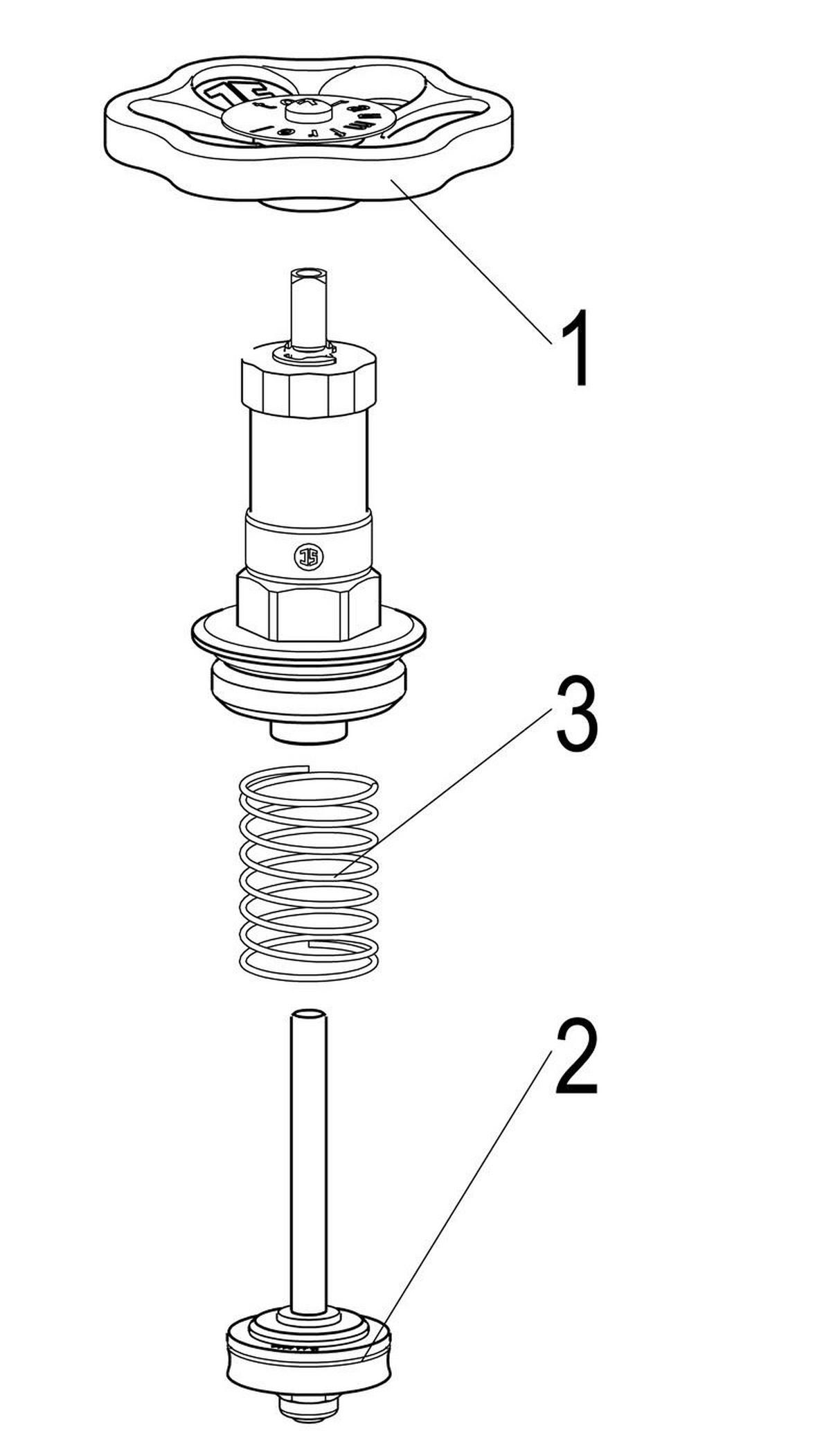 FETTKAMMER-OT FUER KFR-VENTIL DIN3502,N.ST.SP.,DN25,1",EPDM - Schwarz, Metall (10/18/30cm) - Schlösser Armaturen