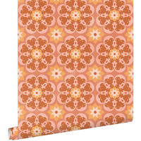 TAPETE Fliesenmuster 50 x 900 cm - Terracotta, Papier (50/900cm) - ESTAhome