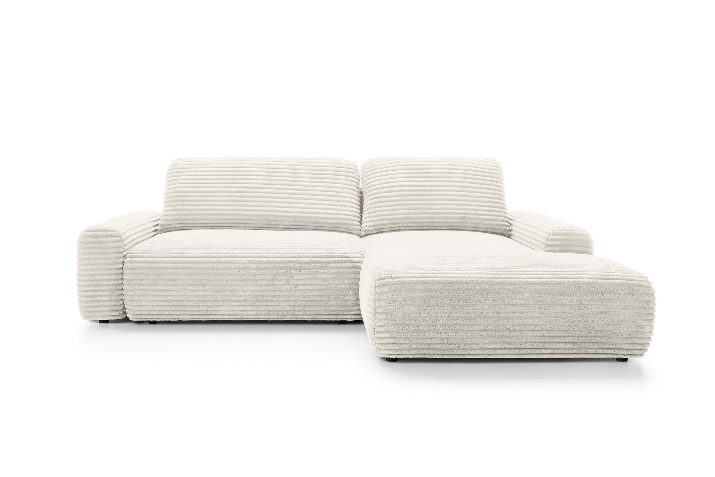 Bettso Ecksofa Weiß 264x162 cm