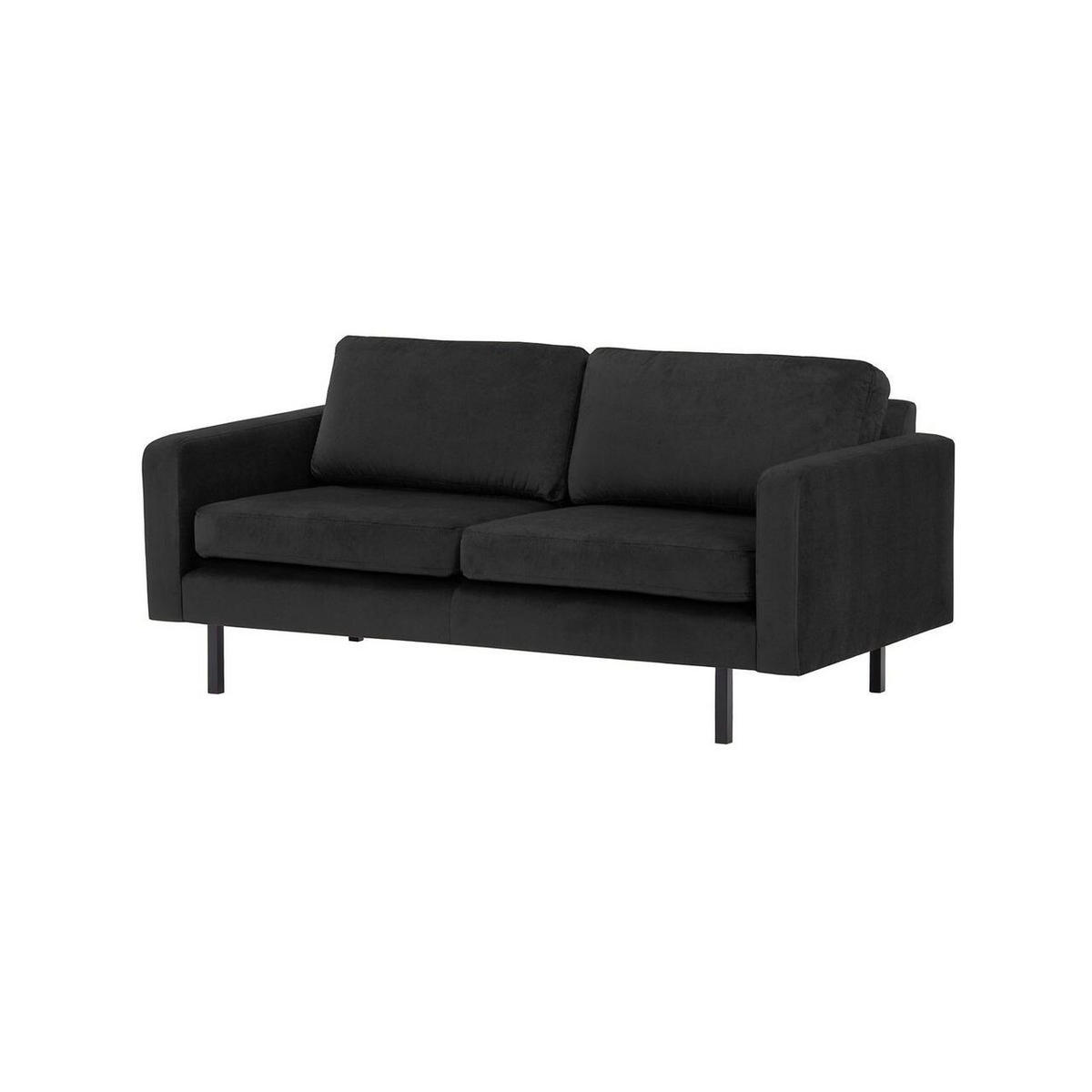 2,5-PERSONEN-SOFA Lioni-Kronos 7 - Schwarz, Holz/Textil (182/84/94cm)