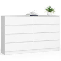 KOMMODE Weiß 160x40x99 cm - Weiß, Holzwerkstoff (160/99/40cm) - Akord