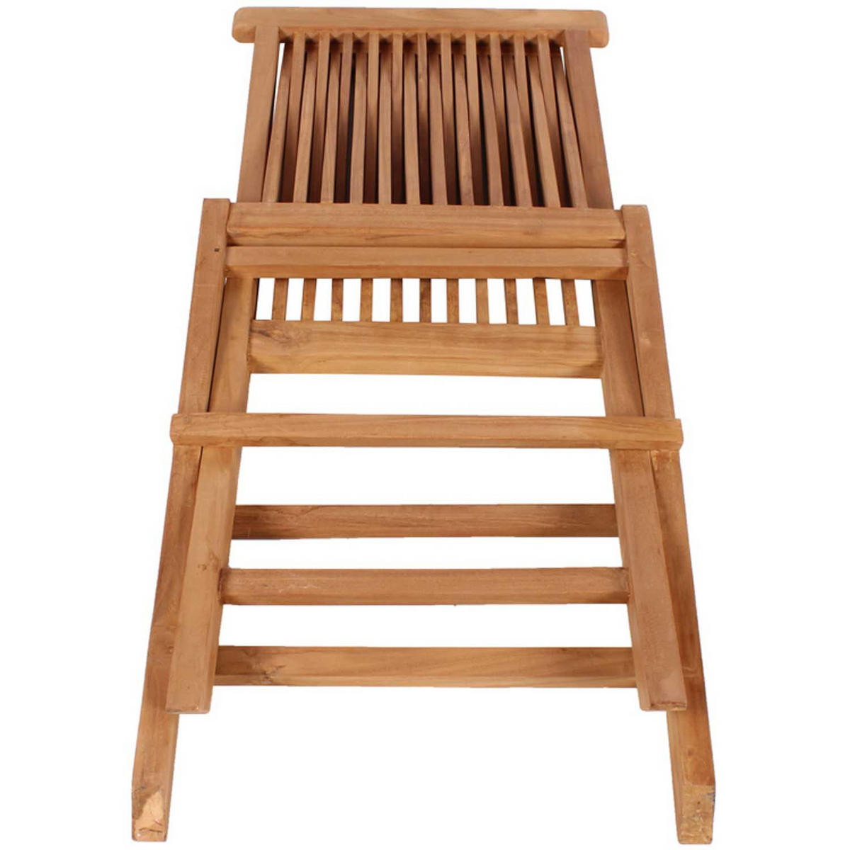 GARTENSTUHL Langton klappbar - Naturfarben, Naturmaterialien/Holz (53/89/43cm) - Mr. Deko