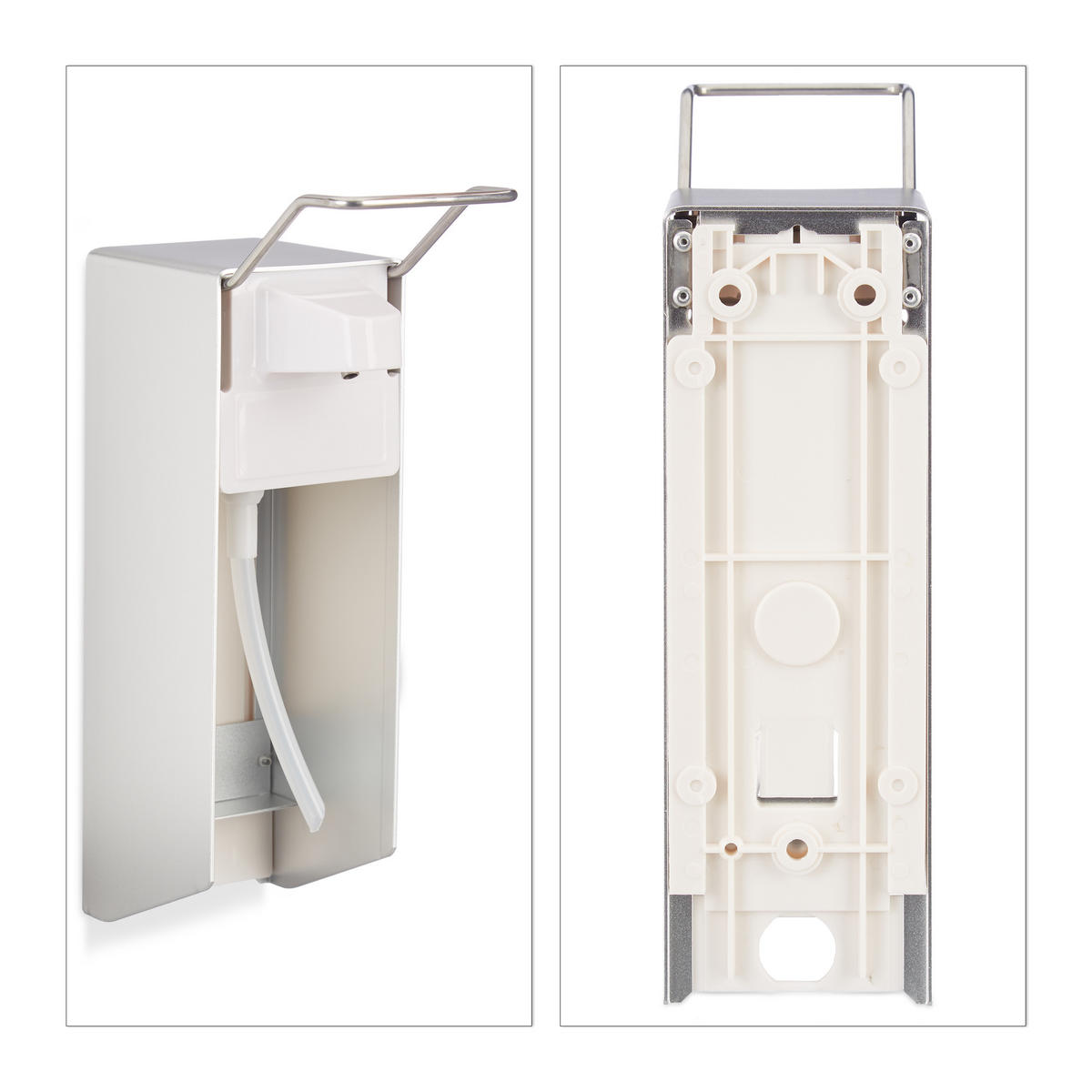 SEIFENSPENDER - Multicolor, Kunststoff/Metall (8/28/15cm) - Relaxdays