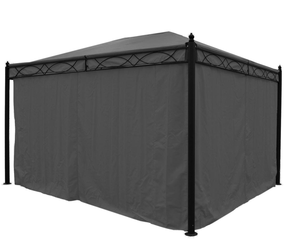 SEITENWAND PERGOLA CALPE Grau - Grau, Textil (330/210/1cm) - MCW