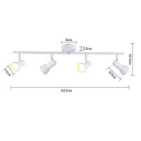 STRAHLER Grytholk 8/16.5/8 cm - Weiß, Metall (8/8/16.5cm) - ZMH