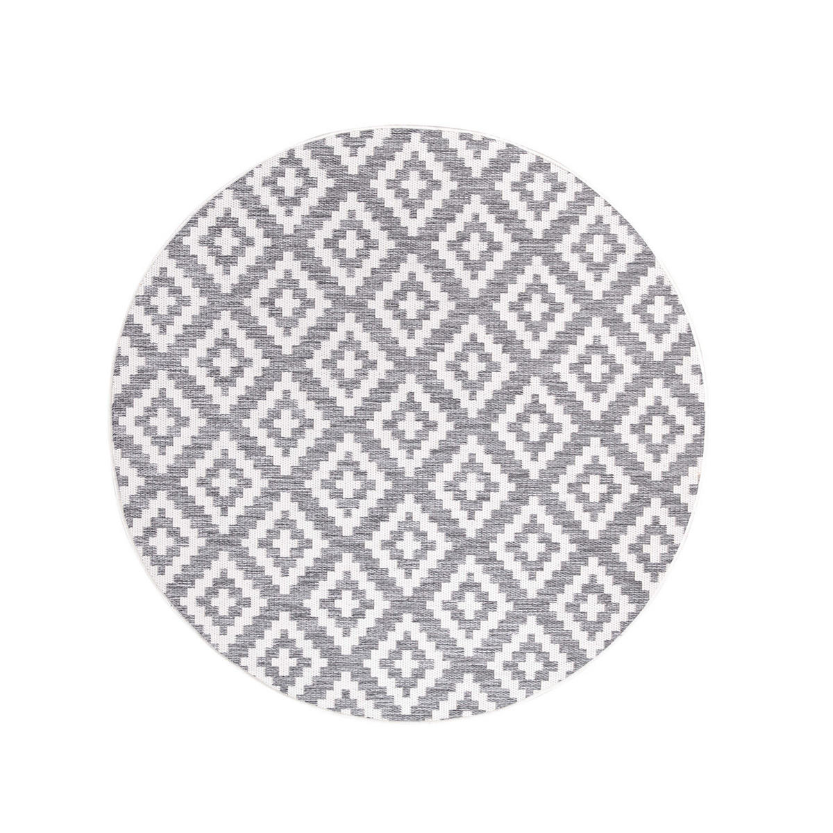 OUTDOOR-TEPPICH Sun 461 Grau 160 cm - Grau, Textil (160/160cm) - carpet city
