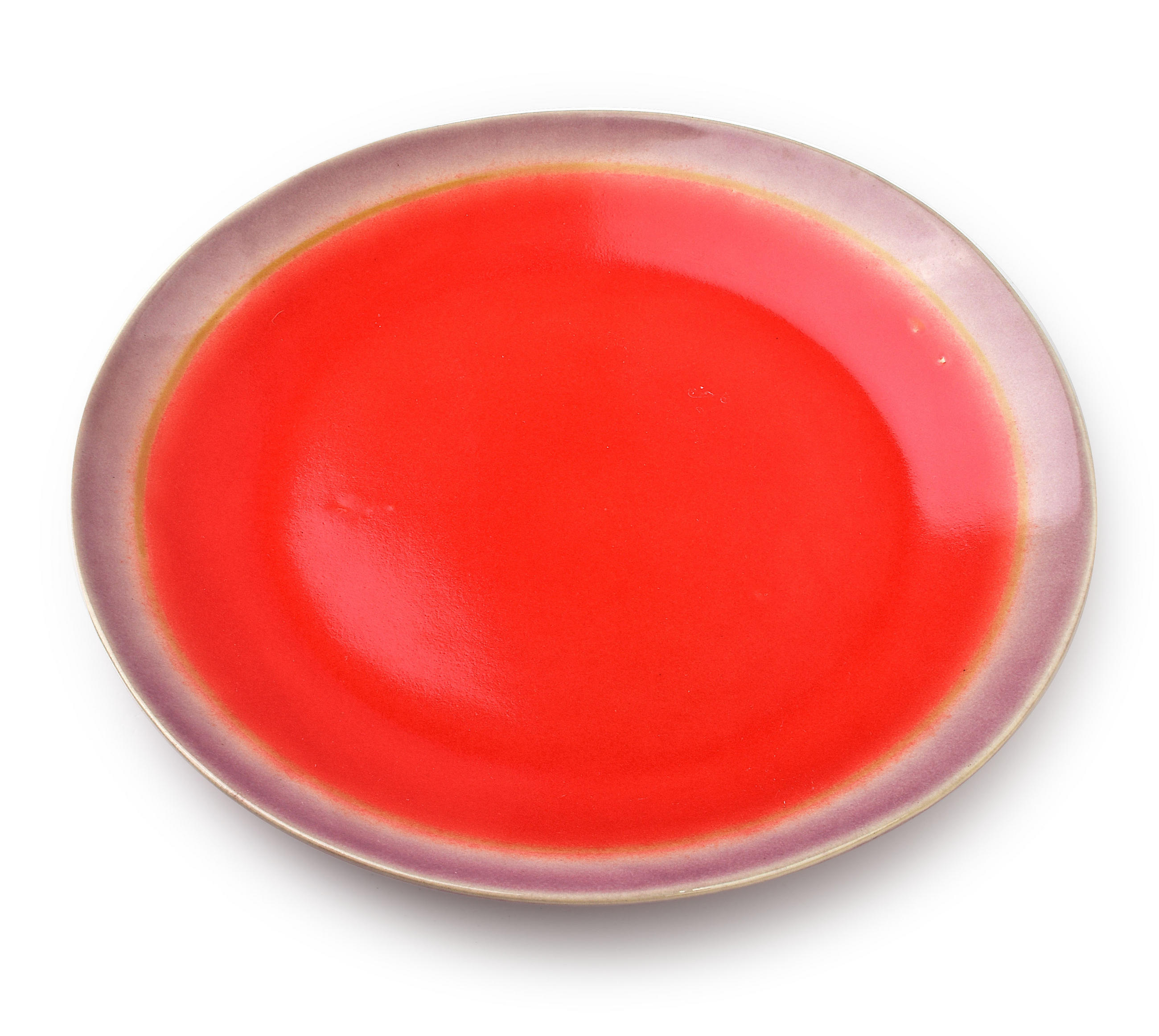 TELLER Basic Nature Rot 28/28/3.5 cm Keramik - Rot, Keramik (28cm) - Mondex