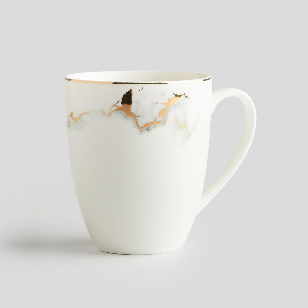 BECHER Marberis - Weiß, Keramik (0.36L) - home&you
