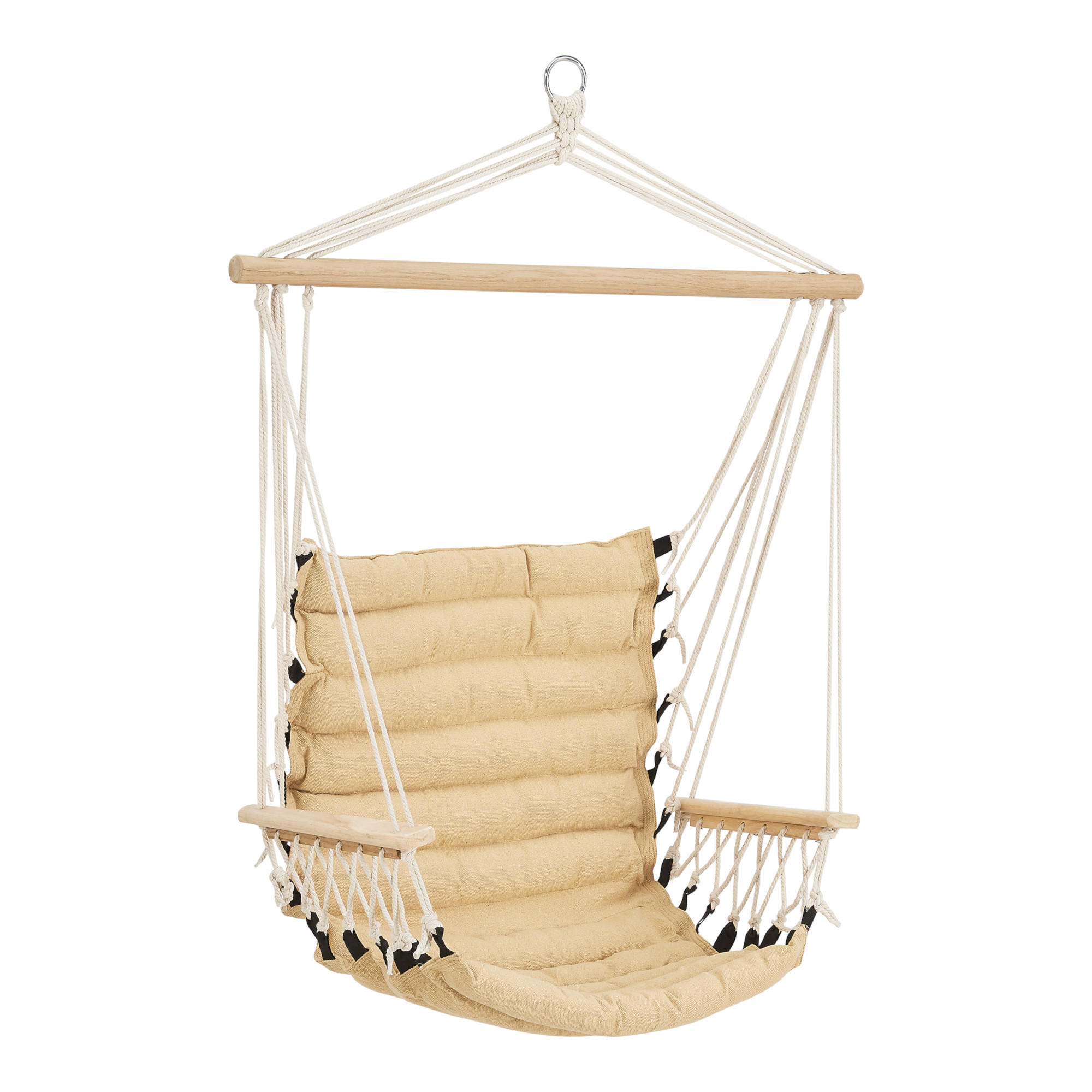 HÄNGESESSEL Bariloche - Beige, Textil (55/140/45cm) - [en.casa]