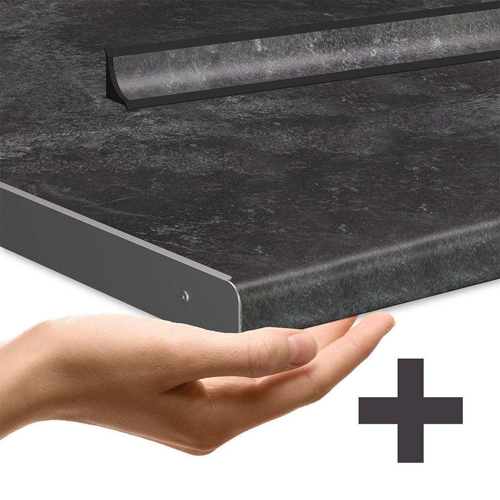 Thumbnail - Vicco Küchenzeile, Grau, Weiß, Holzwerkstoff, Küchenblock,Rechteckig, 240x81.6x60 cm, Küchen, Küchenzeilen & Küchenblöck...