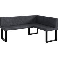 ECKBANK ERIC_U - Dunkelgrau, Textil (128/168cm) - Meblini