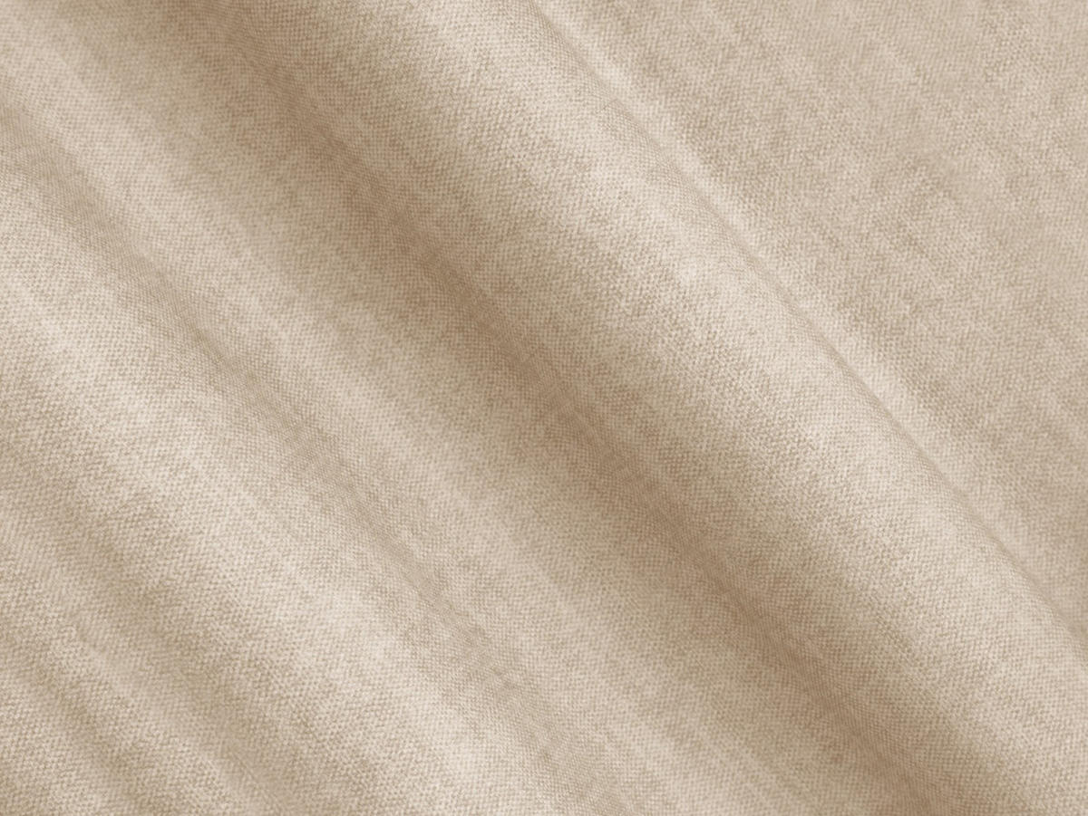 SOFA Loretto aus Samt leichtes beige 3 Sitzplätze - Creme, Textil (100/68/210cm) - Cosmopolitan Design