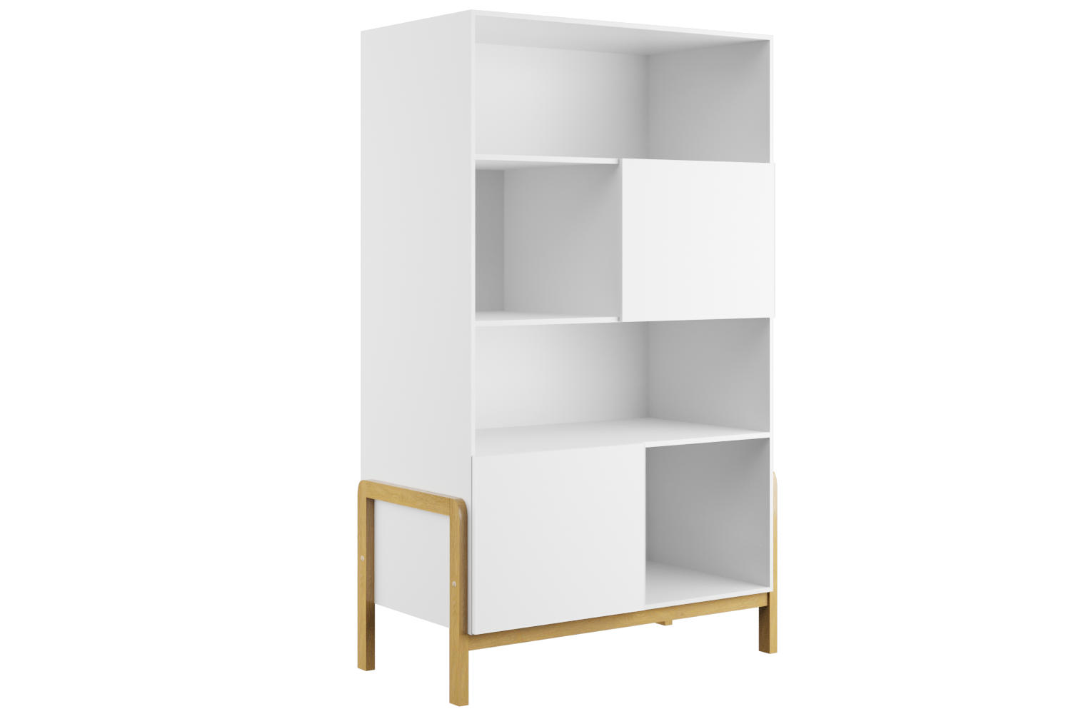 KINDERREGAL Victor 90\160\36 - Weiß, Holzwerkstoff (90/160/36cm) - RAUMHIRSCH FURNITURE