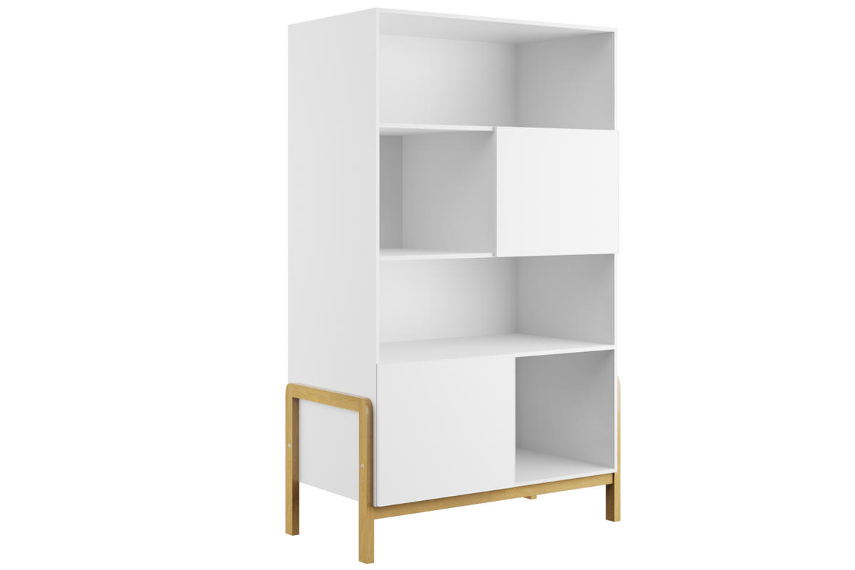 KINDERREGAL Victor 90\160\36 - Weiß, Holzwerkstoff (90/160/36cm) - RAUMHIRSCH FURNITURE