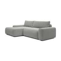 ECKSOFA LOOP Grau 264x162x87 cm - Grau, Textil (264/162cm) - FURNLUX