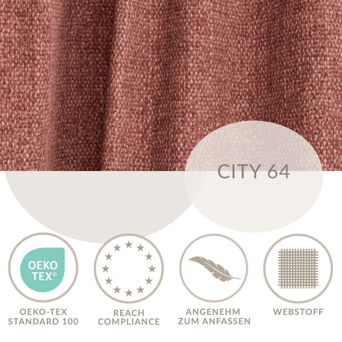 SOFA MIT SCHLAFFUNKTION Toluca Korallenfarbe Webstoff - Koralle/Schwarz, Holz/Holzwerkstoff (247/69/104cm) - Maison de Reve