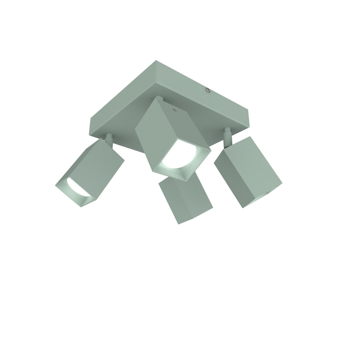 DECKENLEUCHTE - Grün, Metall (25/25/18cm) - Lumicom