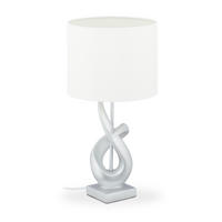 TISCHLAMPE - Multicolor, Kunststoff/Textil (25/25/50cm) - Relaxdays