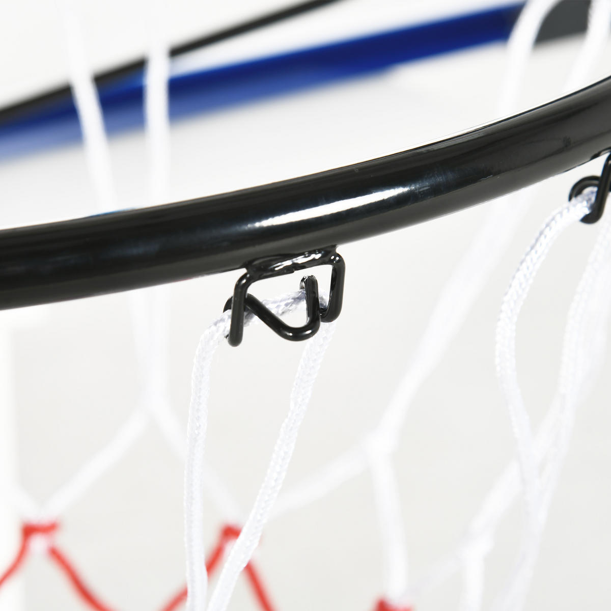 BASKETBALLKORB - Blau/Schwarz, Metall (61/113cm) - SPORTNOW