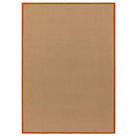 TEPPICH modern Wohn-/Schlafzimmer Naturfaser DORO Orange 40x120 cm - Orange, Naturmaterialien (40/120cm) - Novatrend