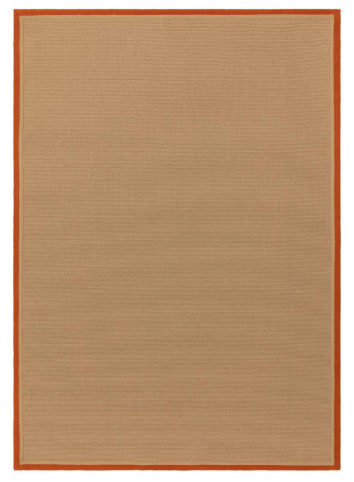 TEPPICH modern Wohn-/Schlafzimmer Naturfaser DORO Orange 40x120 cm - Orange, Naturmaterialien (40/120cm) - Novatrend