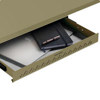 SCHUBLADEN-ORGANIZER unter dem Schreibtisch, 41x27x5cm Grün - Grün, Metall (41/27/5cm) - Desktronic