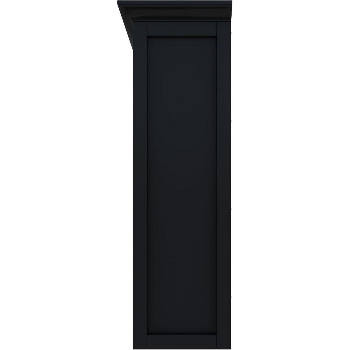 BÜCHERREGAL mit Sockel 9 Fächer Schwarz 99 x 98 cm - Schwarz, Holzwerkstoff (98/99/34cm)