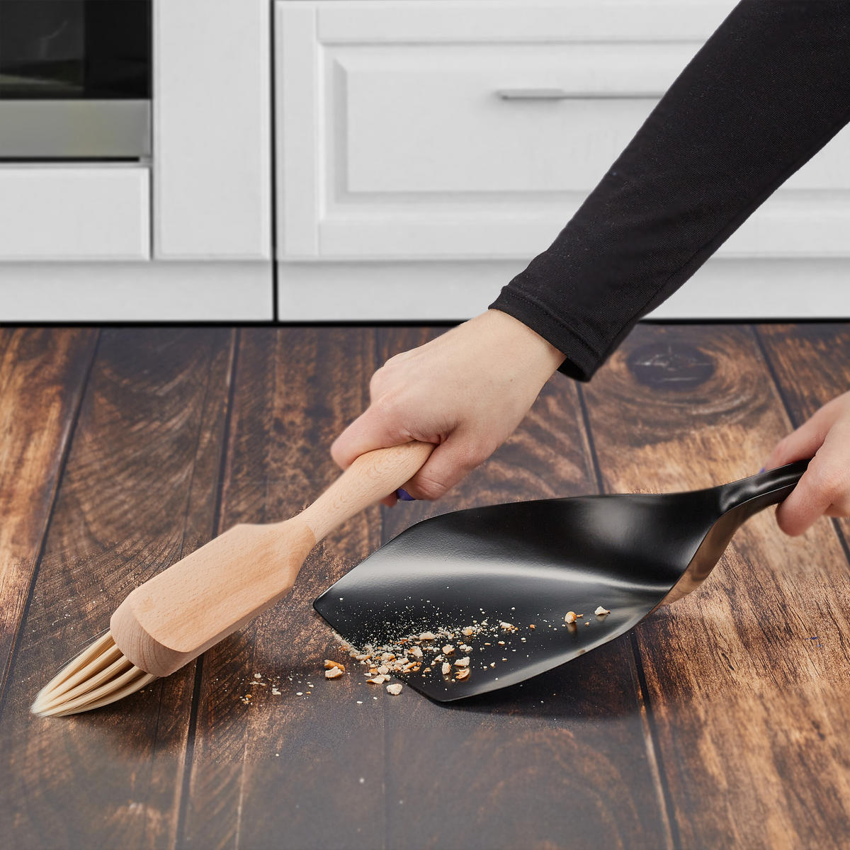 KEHRGARNITUR - Multicolor, Holz/Textil (21.5/6/33cm) - Relaxdays