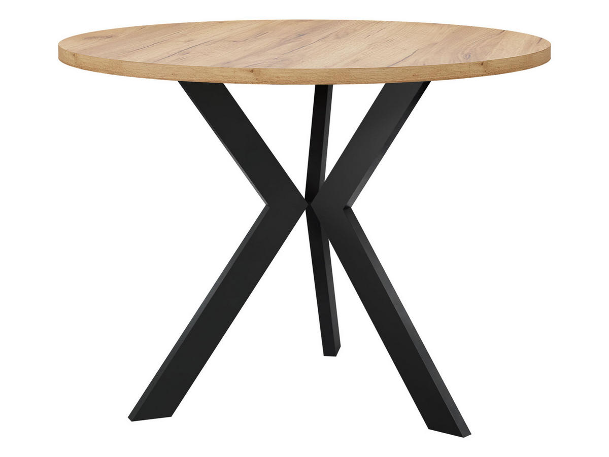 COUCHTISCH STK M6 - Schwarz/Braun, Metall (67/67/50cm) - MIRJAN24