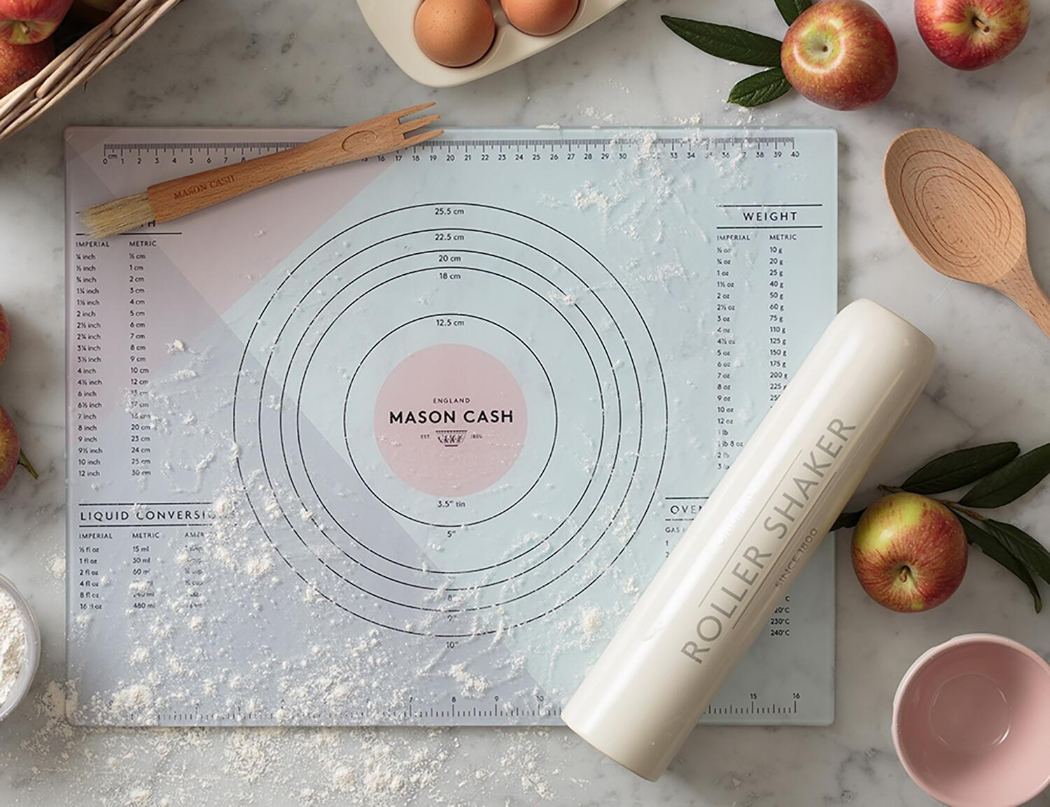 KONDITORENPLATTE aus Glas, 45 x 35 cm - Silberfarben, Glas (35/0.5/45cm) - Mason Cash