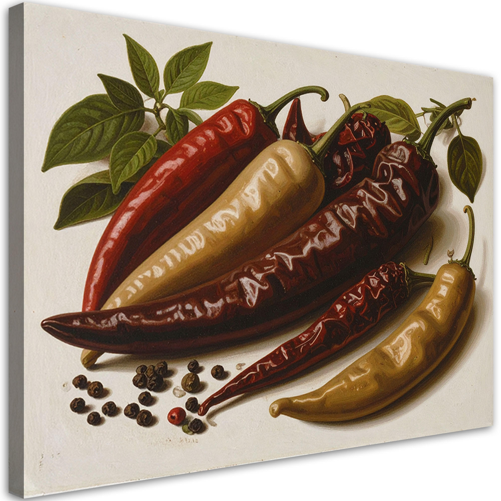 LEINWANDBILD Essen & Trinken 120x80cm - Beige, Textil (120/80cm) - Feeby