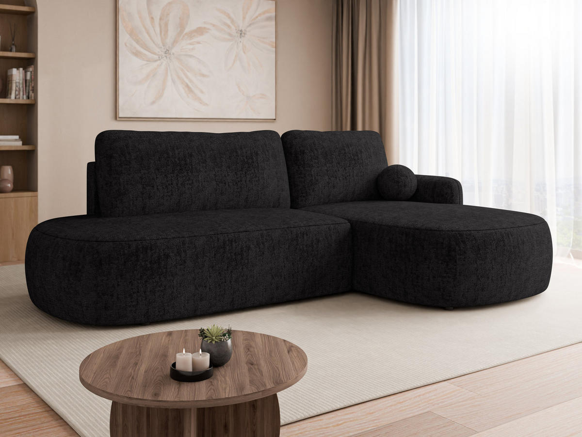 COLTAR Loridu O Premium, Dreapta - negru, material plastic/material textil (174/274cm) - MIRJAN24