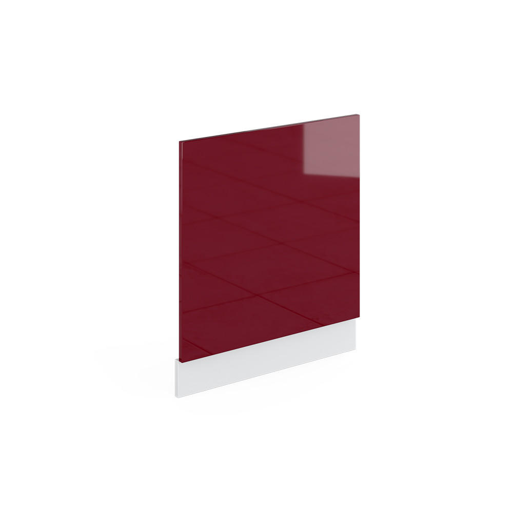 FRONTBLENDE R-Line Rot 60 cm ohne AP - Rot/Weiß, Holzwerkstoff (60/57.2/1.6cm) - Vicco