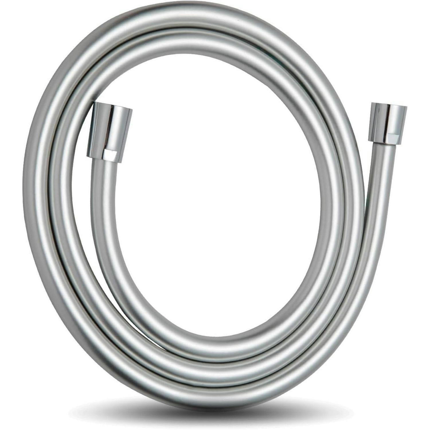 BRAUSESCHLAUCH 1,2 m Silber - Silberfarben, Metall (1/1/120cm)