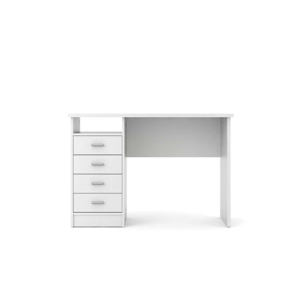SCHREIBTISCH Weiß - Weiß, Holzwerkstoff (48/110/76cm) - ebuy24