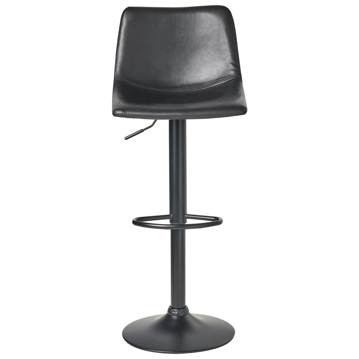 BARHOCKERN 2er-Set Schwarz Lebrija - Schwarz, Kunststoff (39/98/44cm) - Beliani