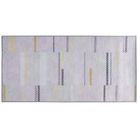 KURZFLOR-TEPPICH Ergenli 150/80 cm - Grau, Kunststoff (80/150cm) - Beliani